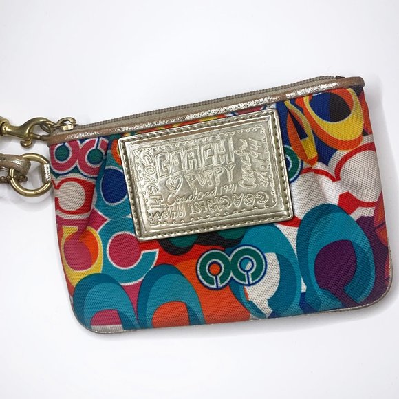 COACH WRISTLET • Poppy Collection • Multi-Colour - Picture 1 of 6